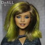 ООАК голова куклы Барби Игра с модой Barbie Fashionistas #87 Rockstar Glam