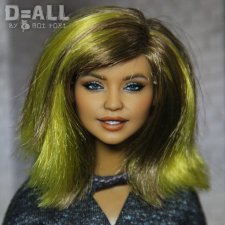 ООАК голова куклы Барби Игра с модой Barbie Fashionistas #87 Rockstar Glam