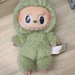 Labubu зелёная пушистая