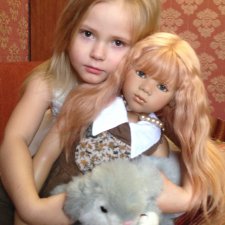 Мои любимые девочки! Девочка Маша и Кукла Линики от Annette Himstedt
