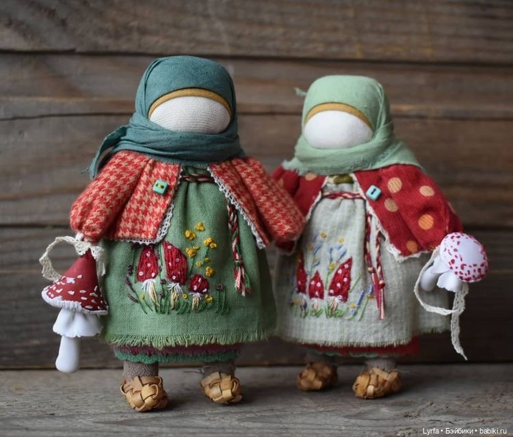 Куклы своими руками из ткани с выкройками