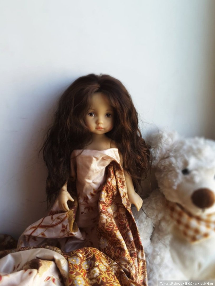 Я это сделала - прошила бонеку. Boneka Becky преображение (фото 2)