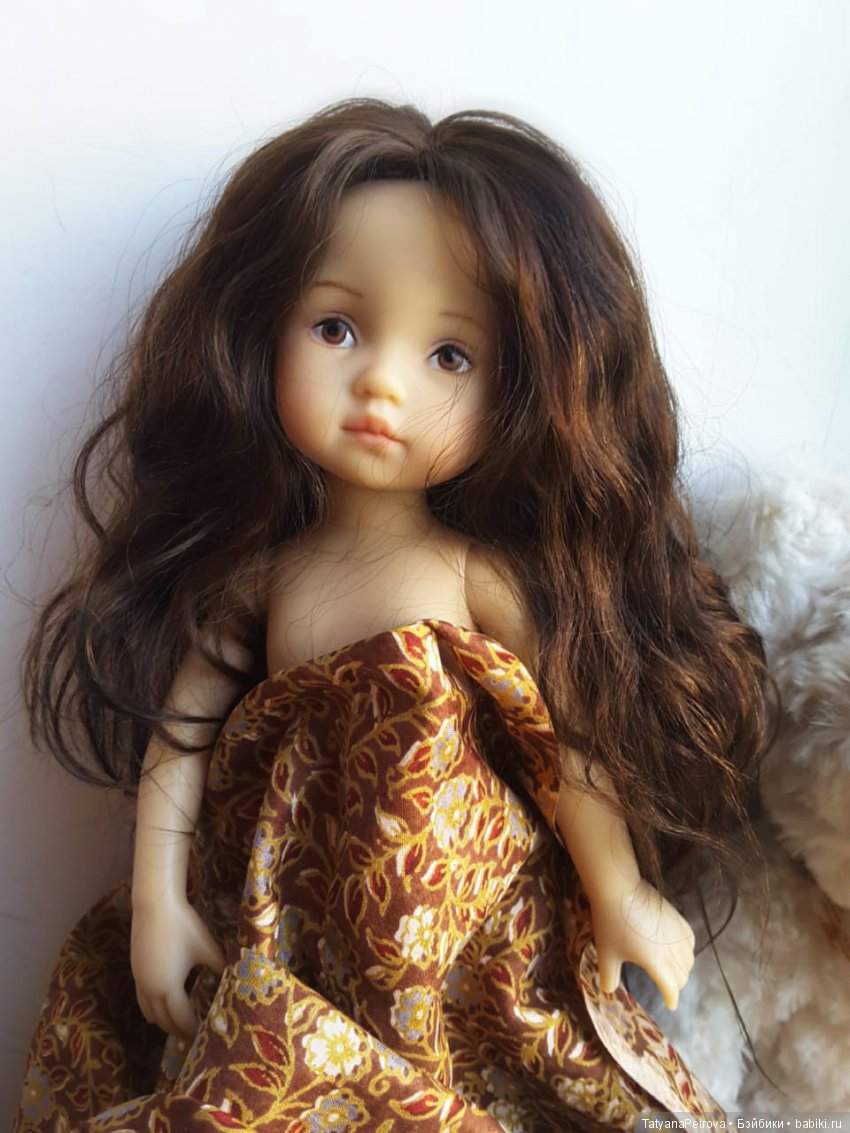 Я это сделала - прошила бонеку. Boneka Becky преображение (фото 3)