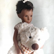 Цветы на платье. Саша долл