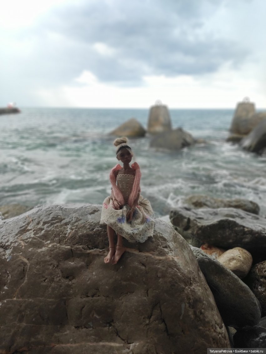 Мы с птичкой на море | Бэйбики Мы с птичкой на море — Куклы Ptichka Art Doll (Ирина Кузина): BJD (фото 6)