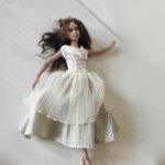 Платье для кукол подростка Тендер, Рожневой