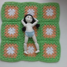 Моя первая авторская шарнирная куколка