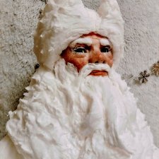 Авторский ватный Дедушка Мороз, память детства