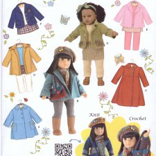 Готовимся к осени! Выкройки для кукол 18 дюймов  Gotz, Zapf и других в формате PDF