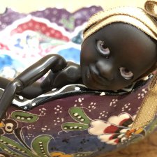 Девочка уголёк