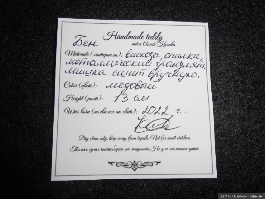 Наш приз - медвежонок Бен (фото 5)