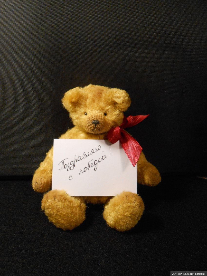 Наш приз - медвежонок Бен (фото 4)