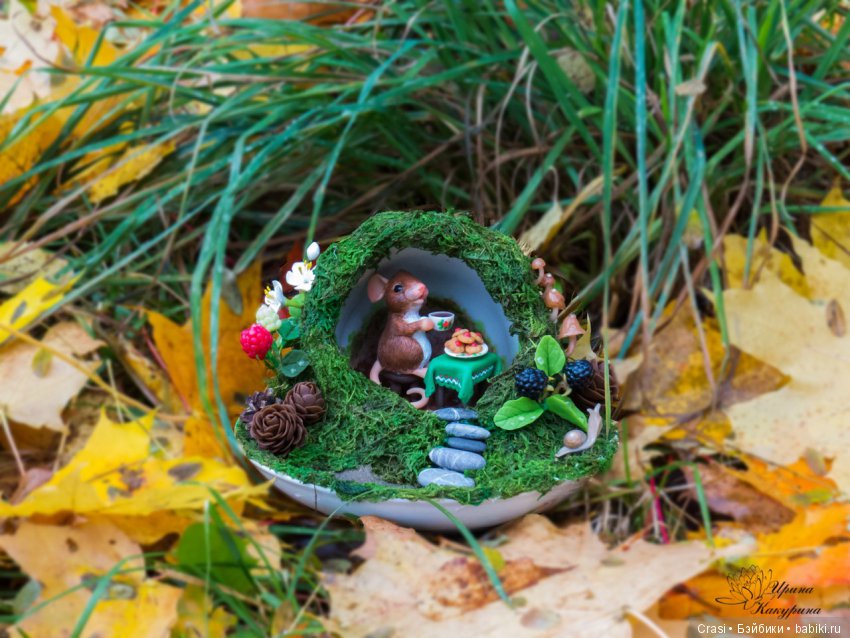 Румбоксы с мышками — Авторские миниатюрные куклы: лепка (фото 7)