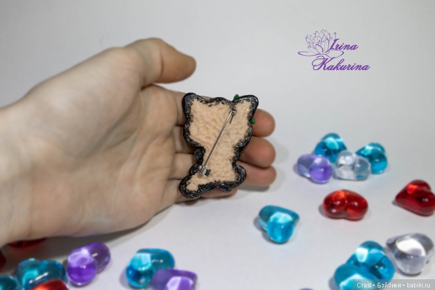 Броши Енотики — Лепка авторских игрушек и папье (фото 6)