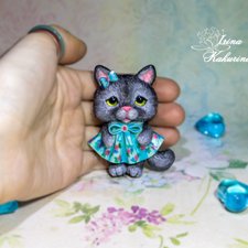 Брошка Кошка