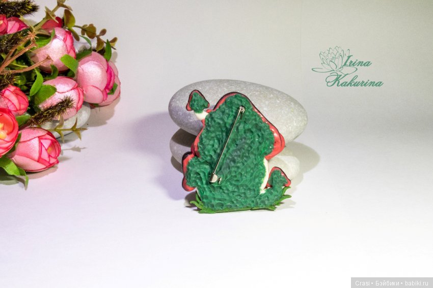 Броши Грибочки-домики — Лепка авторских игрушек и папье