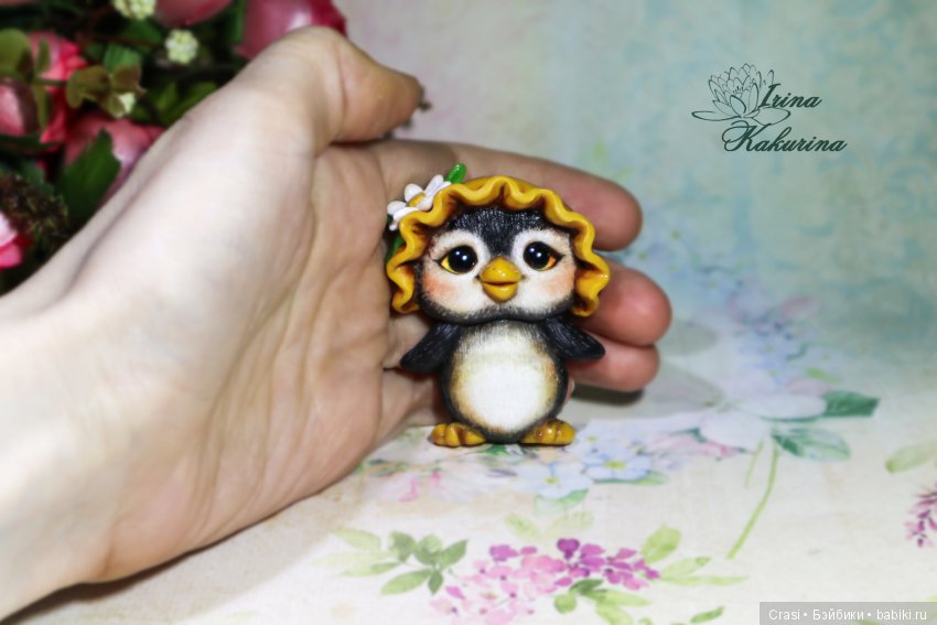 Броши Пингвиночки — Лепка авторских игрушек и папье (фото 4)