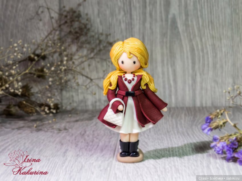 Броши девочки — Лепка авторских игрушек и папье