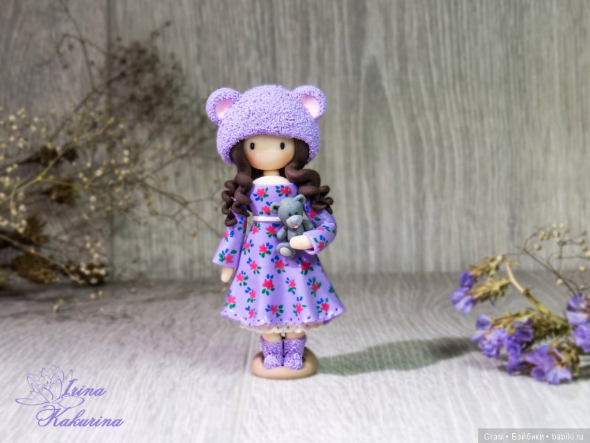 Броши девочки — Лепка авторских игрушек и папье (фото 6)