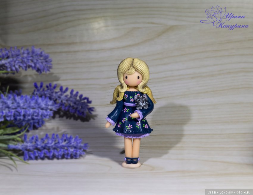 Броши девочки — Лепка авторских игрушек и папье (фото 2)