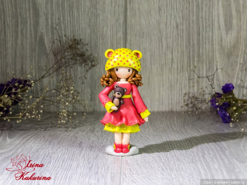 Броши девочки — Лепка авторских игрушек и папье (фото 4)