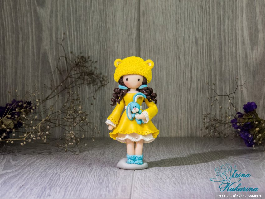 Броши девочки — Лепка авторских игрушек и папье (фото 9)