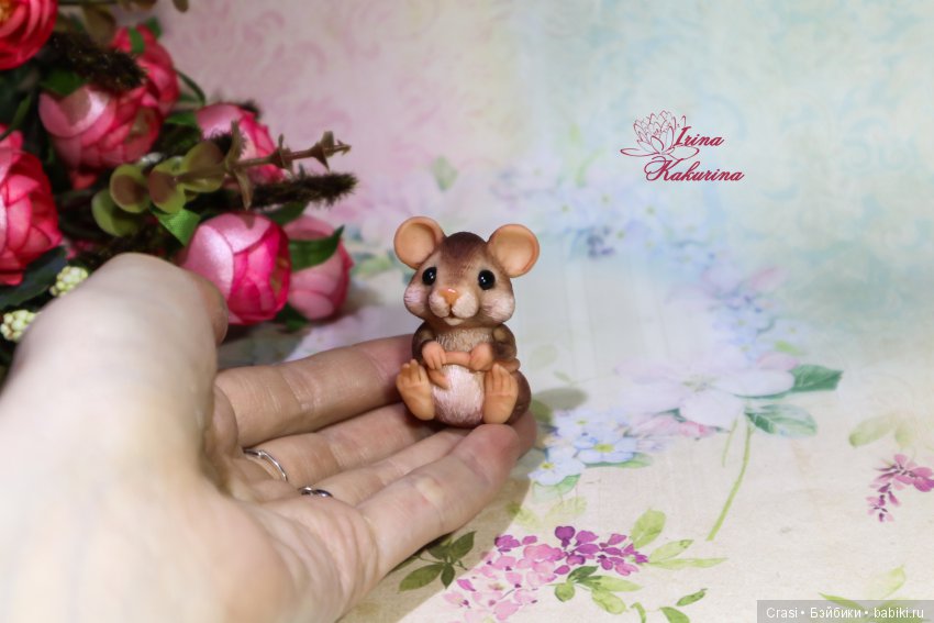 Мишка и Мышка — Лепка авторских игрушек и папье (фото 4)