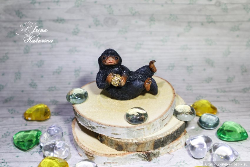 Брошь Нюхлик — Лепка авторских игрушек и папье