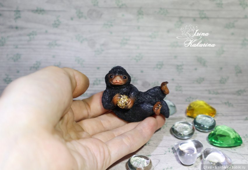 Брошь Нюхлик — Лепка авторских игрушек и папье (фото 2)