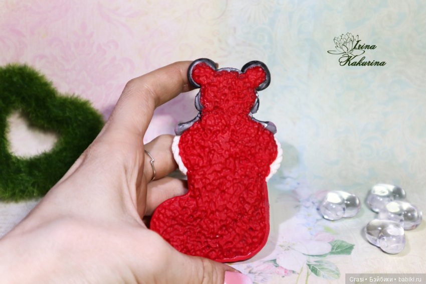 Мышонок в вязаном носочке (фото 2)