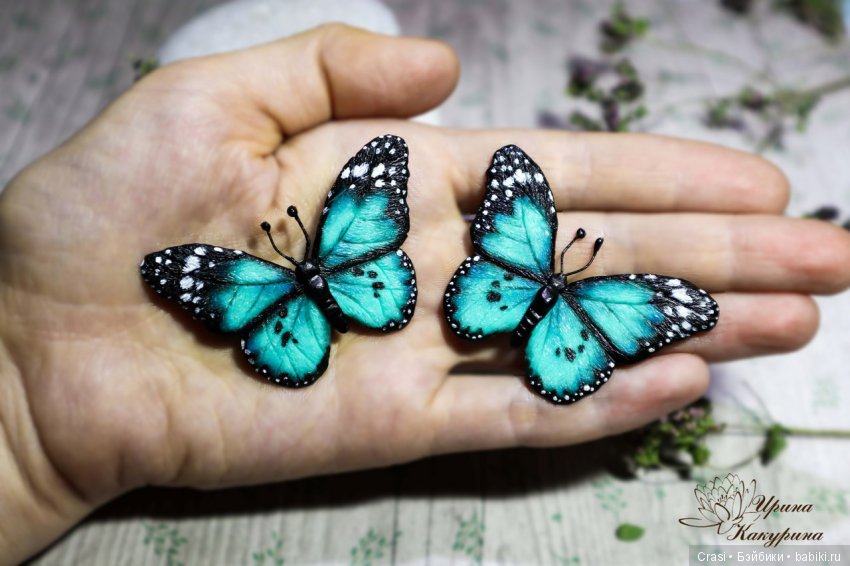 Броши бабочки для Вас и Ваших кукол (фото 4)