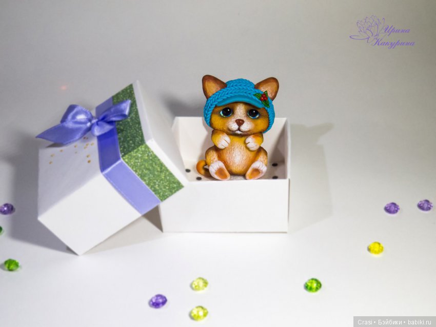 Брошки кошки из полимерной глины (фото 4)