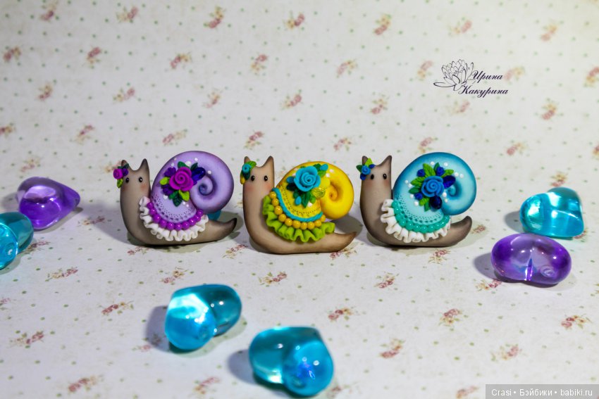 Броши Улиточки — Другие хобби и увлечения: сад