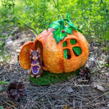 Мышка в тыковке