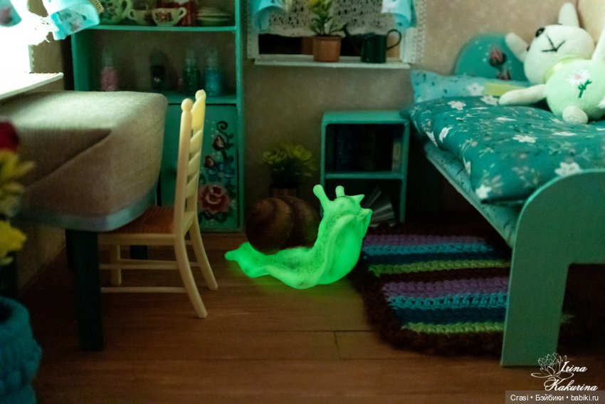 Захват домика улитками — Румбоксы и кукольные интерьеры: фото (фото 9)