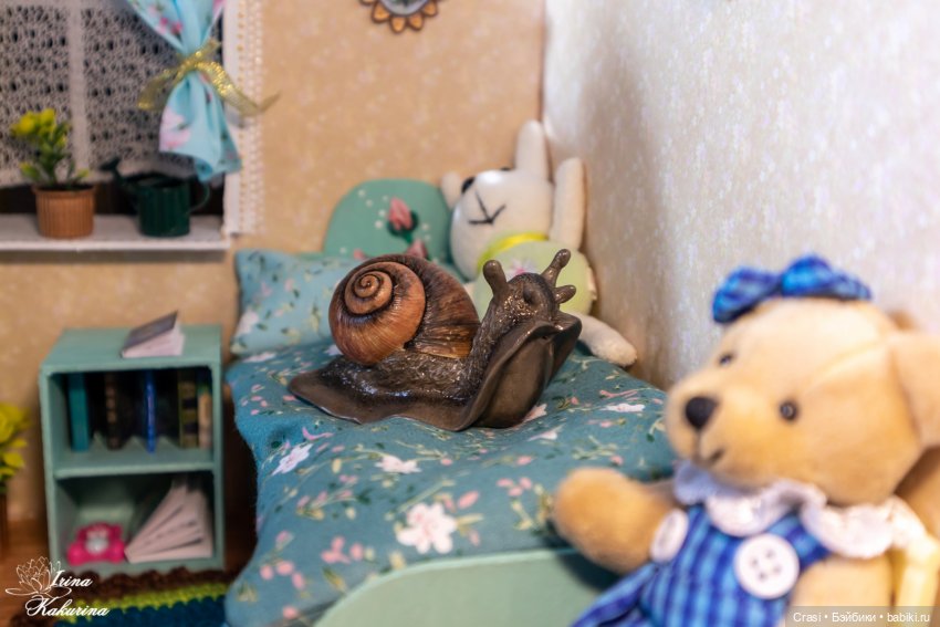 Захват домика улитками — Румбоксы и кукольные интерьеры: фото