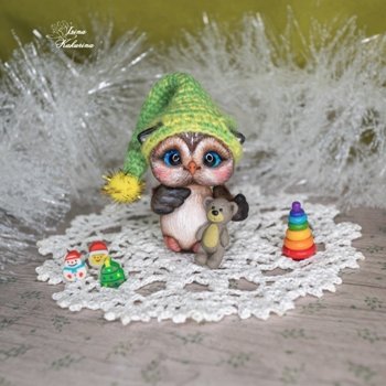 Малыш Совёнок с игрушками