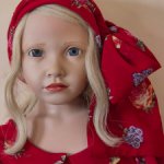 Прекрасная Lauren художник Philip Heath для Götz коллекционная кукла 80 см, серия «Дети Мира»