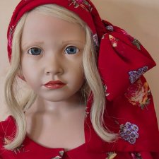 Прекрасная Lauren художник Philip Heath для Götz коллекционная кукла 80 см, серия «Дети Мира»