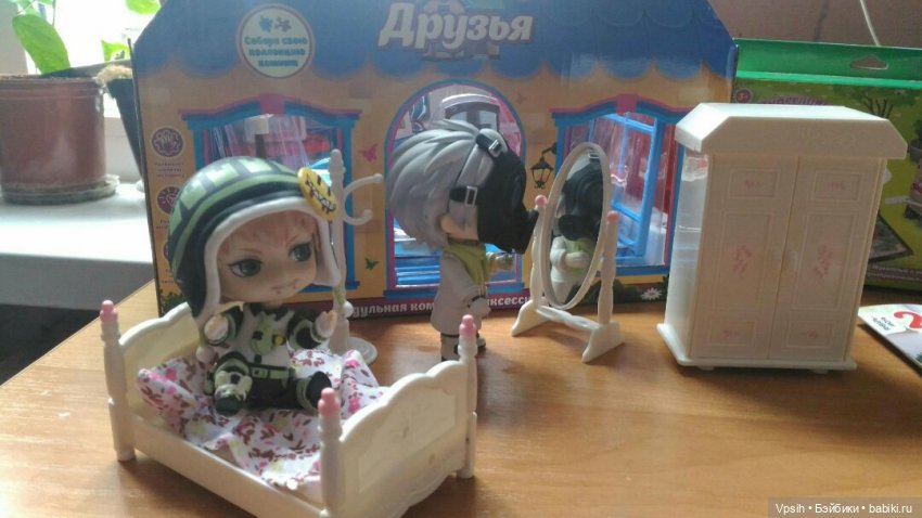 Аналоги мебели sylvanian families для obitsu 11 и подобных куколок. Часть 2. Спальная комната (фото 5)