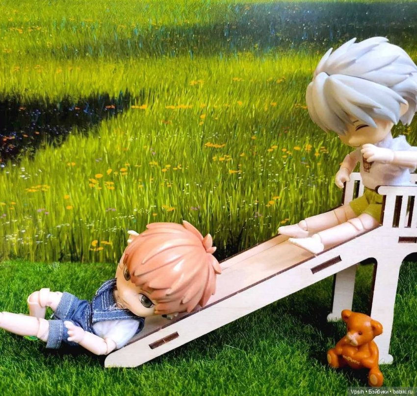 Деревяшечки! Деревянная садовая мебель для мелких куколок (фото 3)