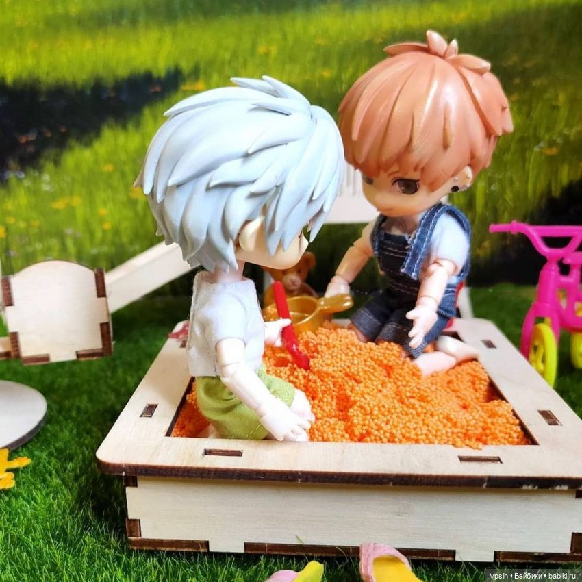 Деревяшечки! Деревянная садовая мебель для мелких куколок (фото 5)