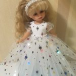 Paola Reina (21 см) белое платье