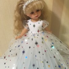 Paola Reina (21 см) белое платье
