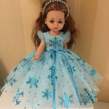 Paola Reina (21 см) платье со снежинками
