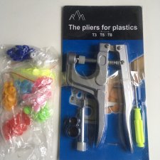 Пресс установщик пластиковых кнопок с кнопками