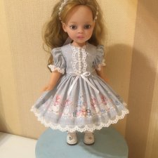 Paola Reina (21 см) платье со снеговиками