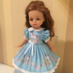 Paola Reina (21 см) платье с лошадками