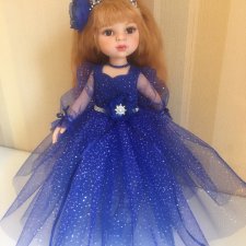 Paola Reina платье из синей сетки с глиттером