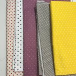 Набор ткани в горошек
